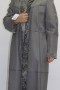 Fur coat grown Persian gray