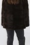 Fur jacket mink cross brown