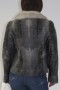 Fur jacket Persian broadtail gray sapphire mink