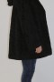 Fur jacket Persian black hooded edge Finnraccoon