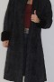 Fur coat Persian anthracite with nutria