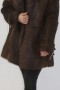 Fur jacket nutria brown