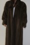Fur - fur coat mink brown left out