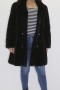 Sheared fur jacket mink attached