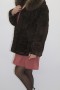 Fur jacket Persian brown hood with Finnraccoon