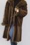 Fur coat swinger mink beige